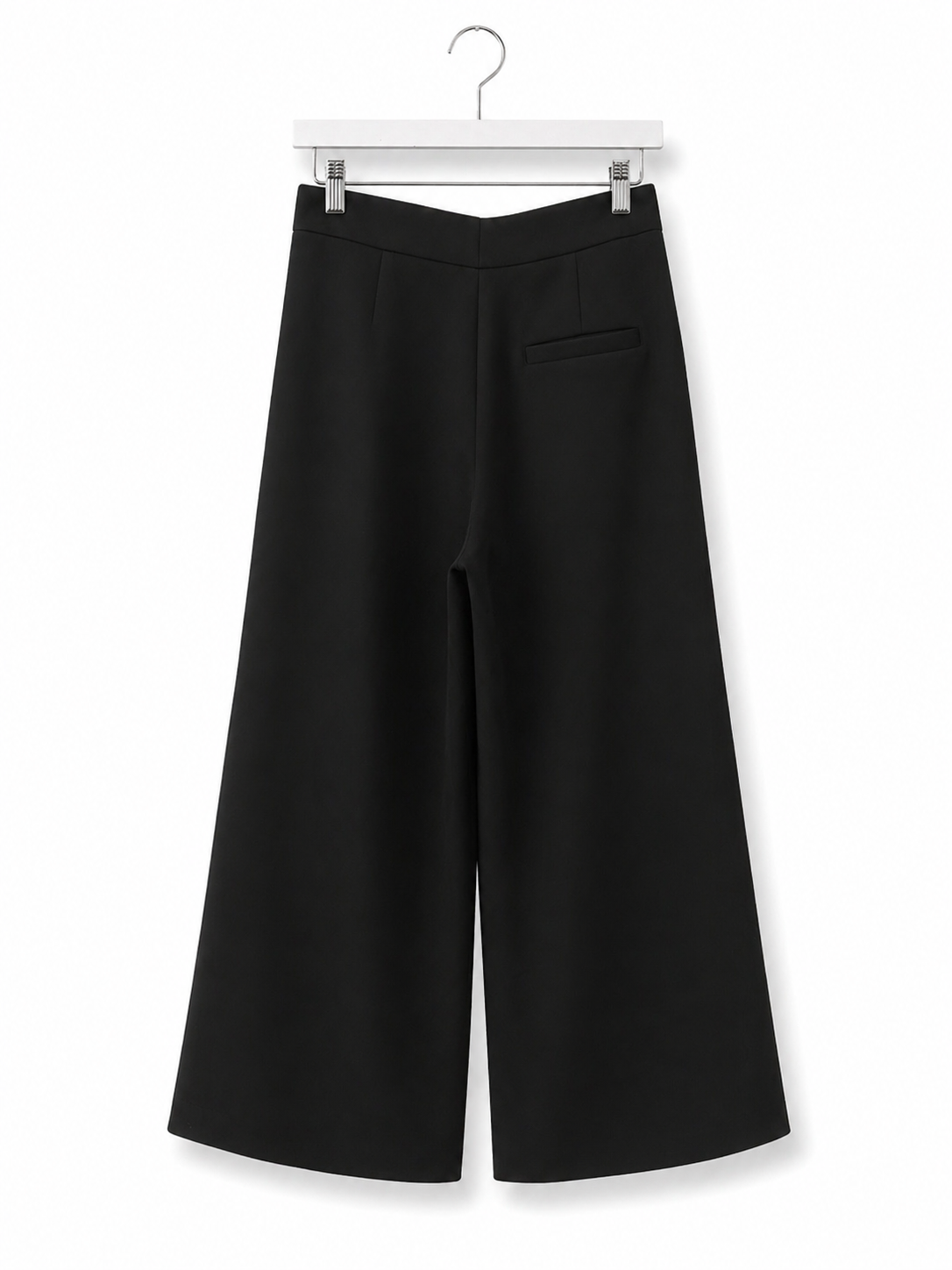 Crossover Wide-Leg Pants