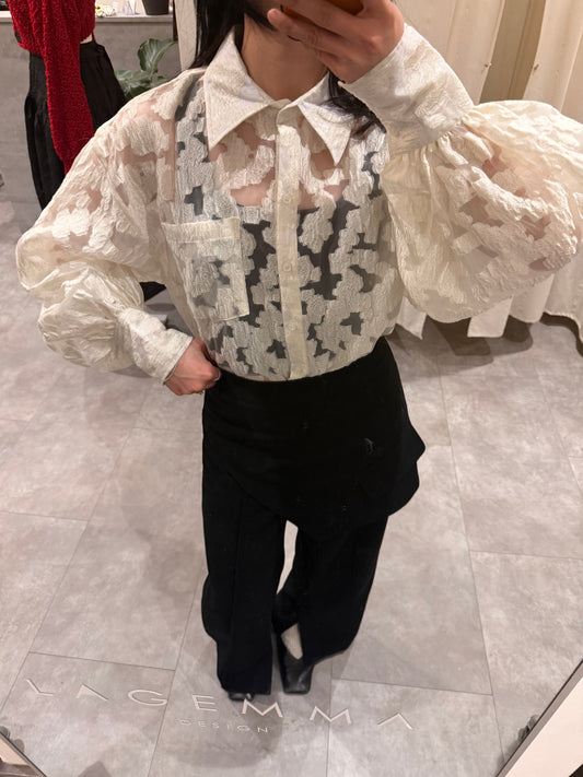 Lace Organza Shirt