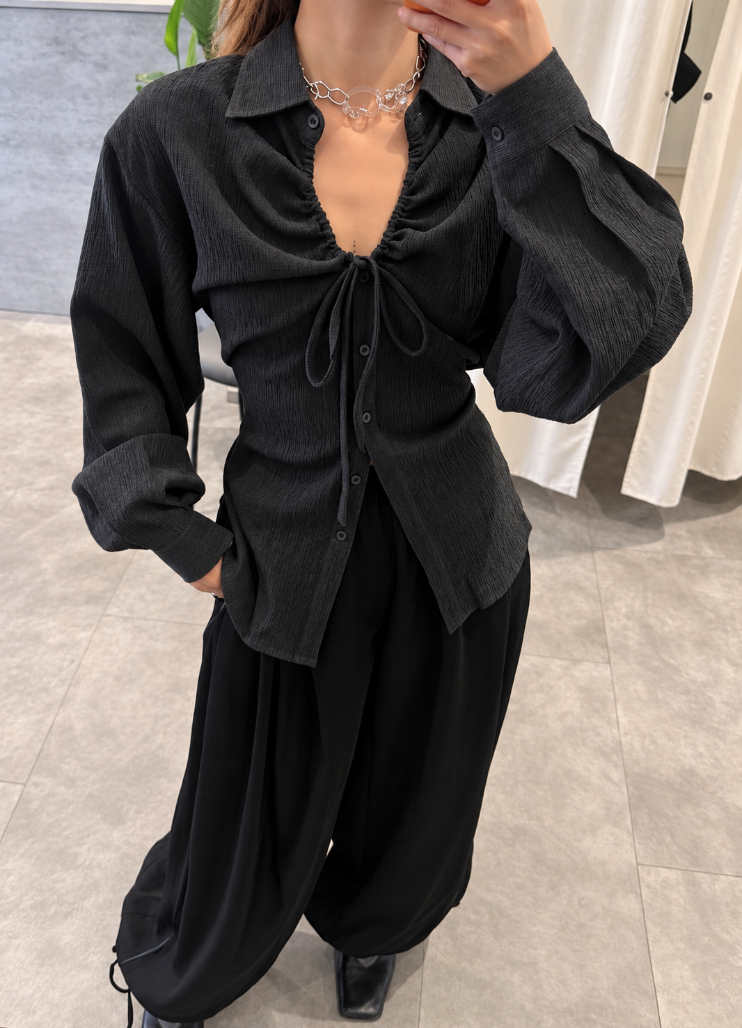 Éloise Blouse in grey