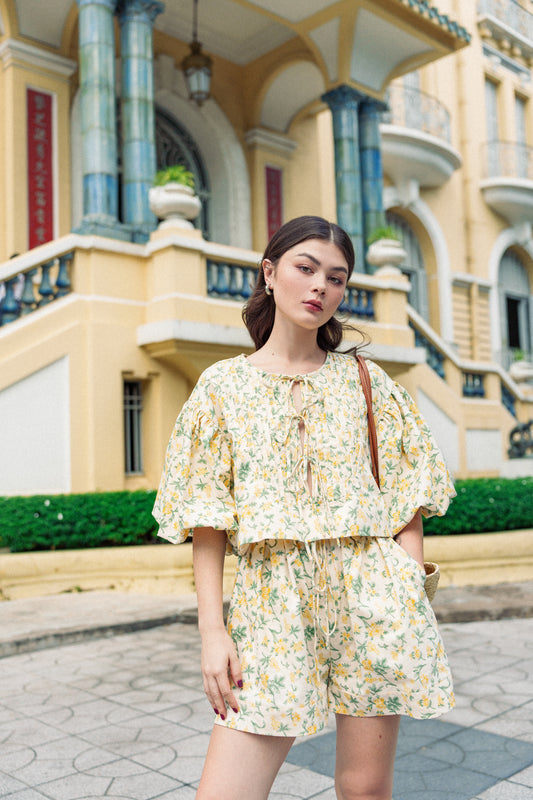 Lili Linen Set ( Shirt and Shorts )