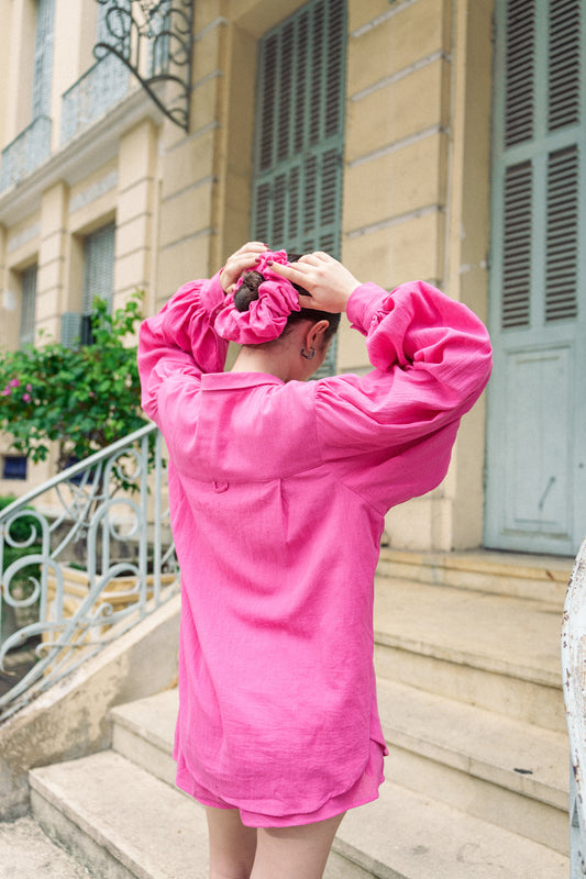 Big Barbie Pink Scrunchie