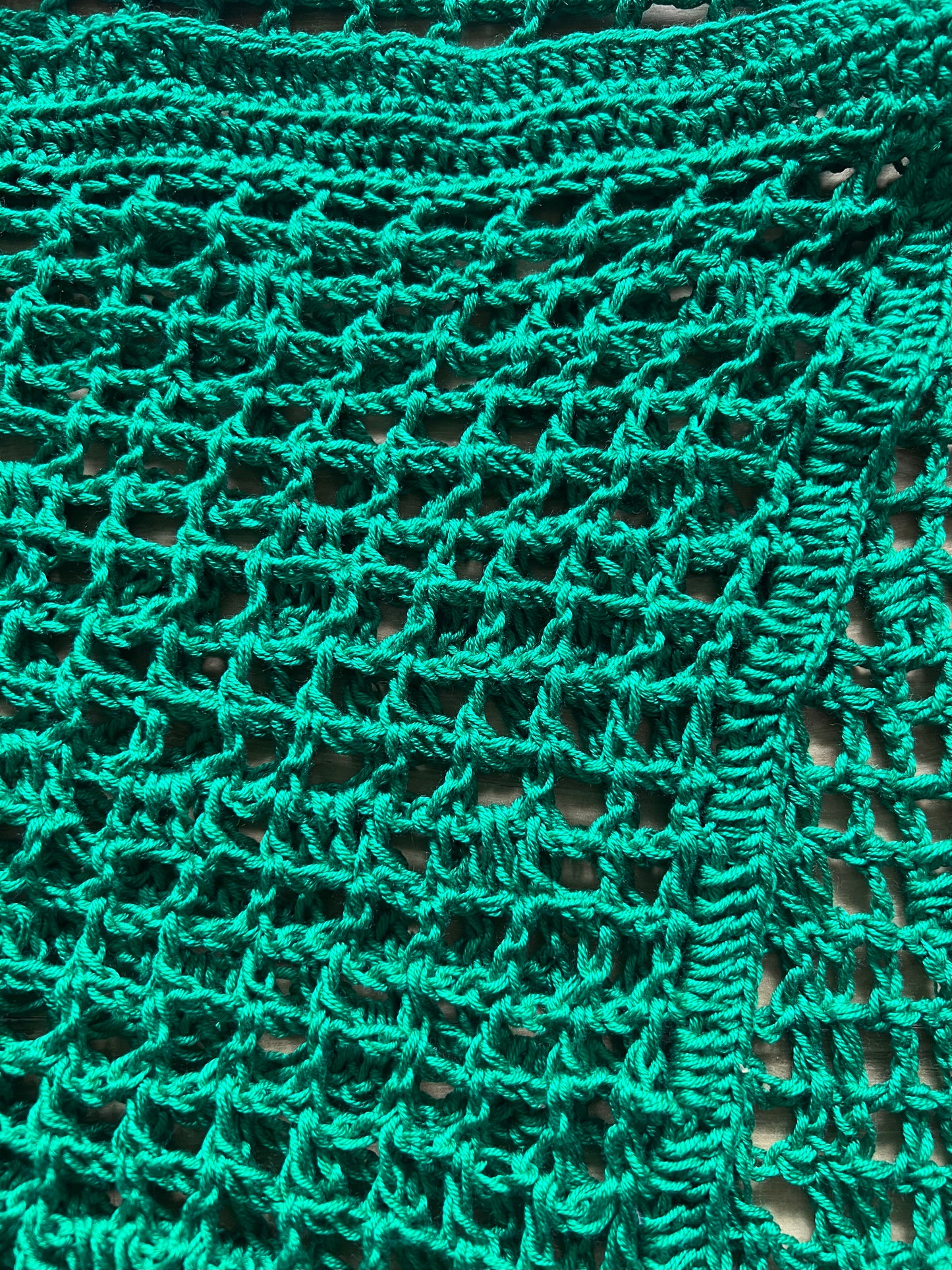 Hand-Crochet Skirt over Pants