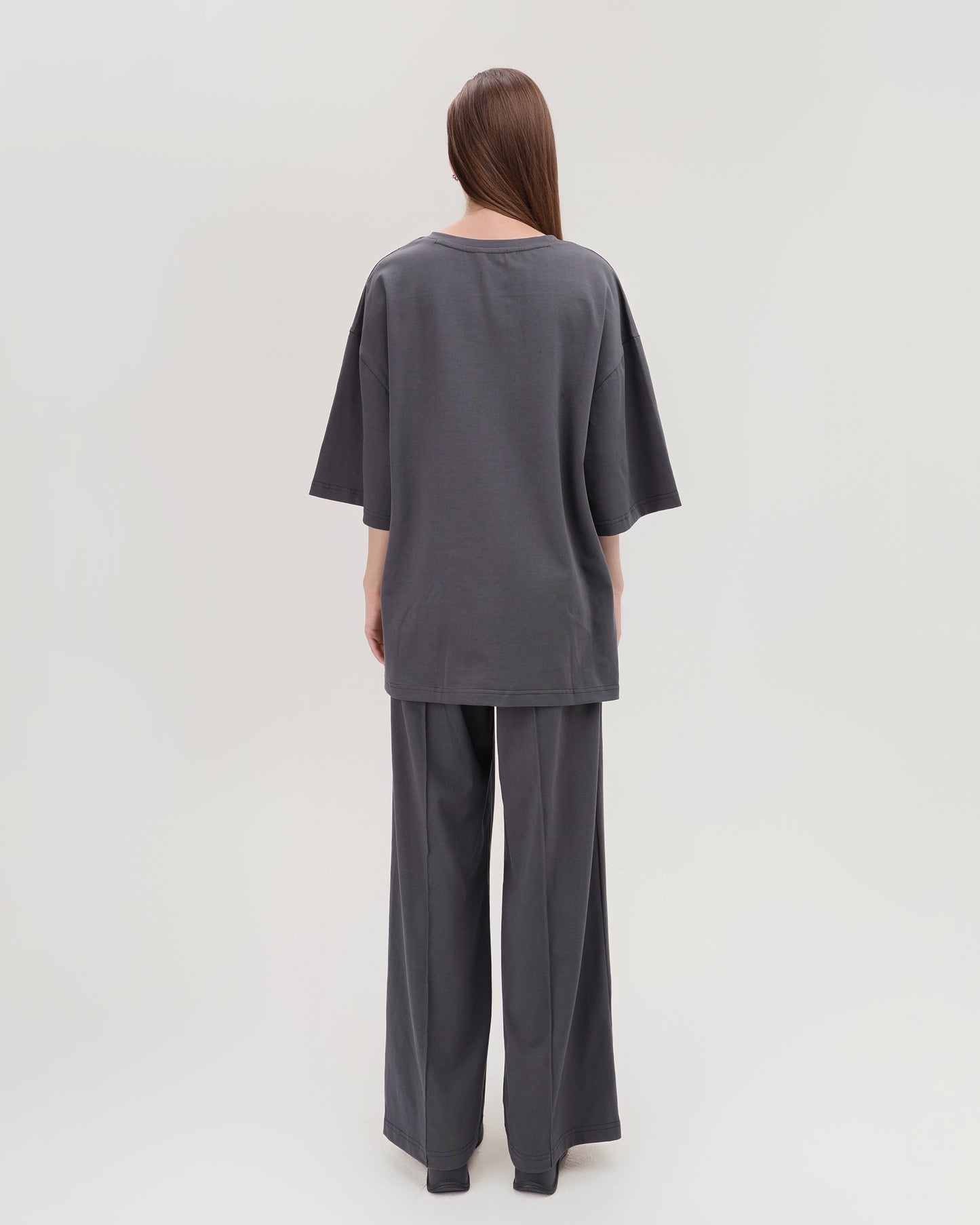 Boxy Oversized T-Shirt in grey