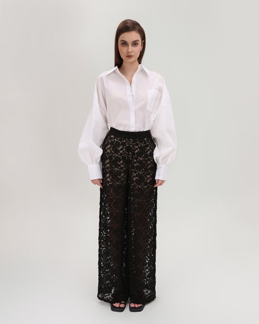 Noir Lace pants