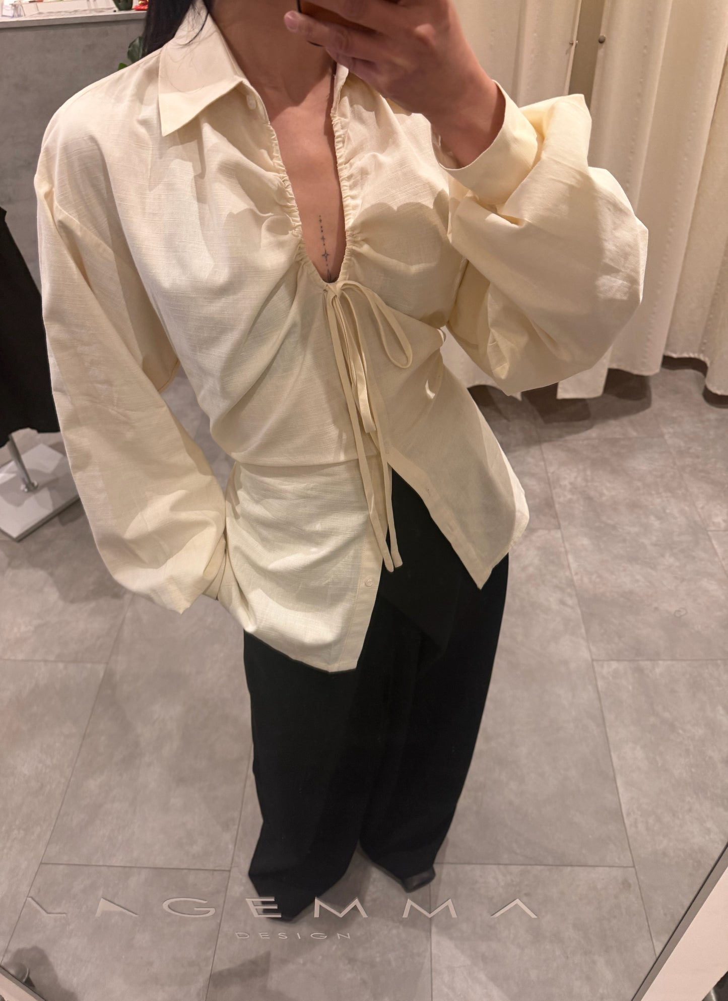 Éloise Blouse in ivory