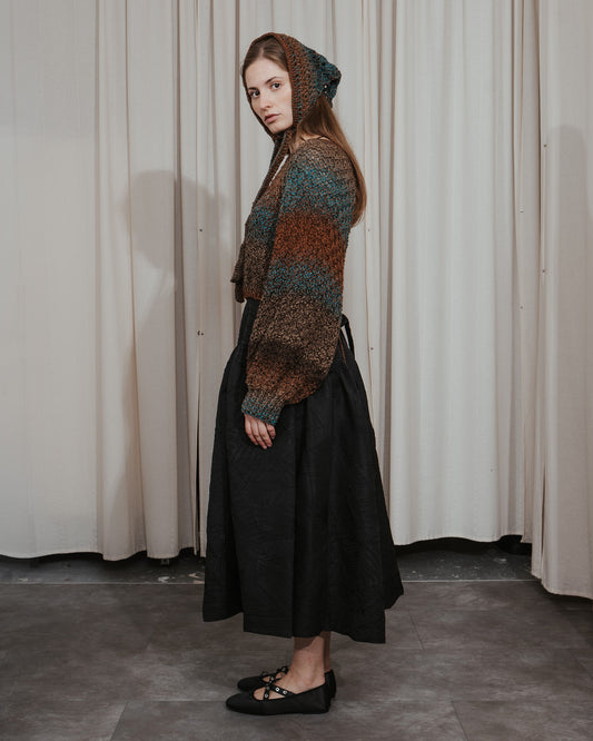 Hand-Crochet Open Back Sweater