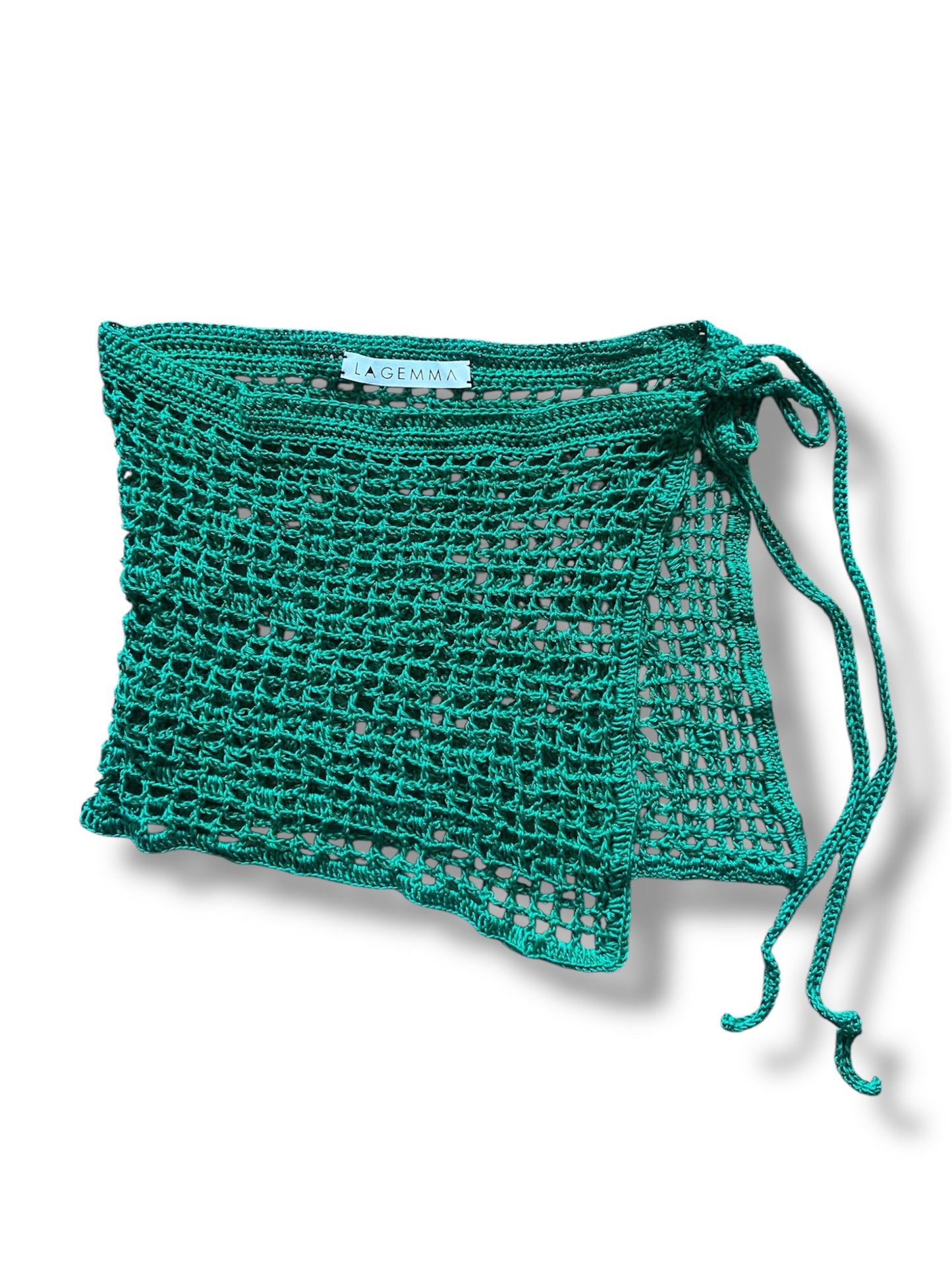 Hand-Crochet Skirt over Pants