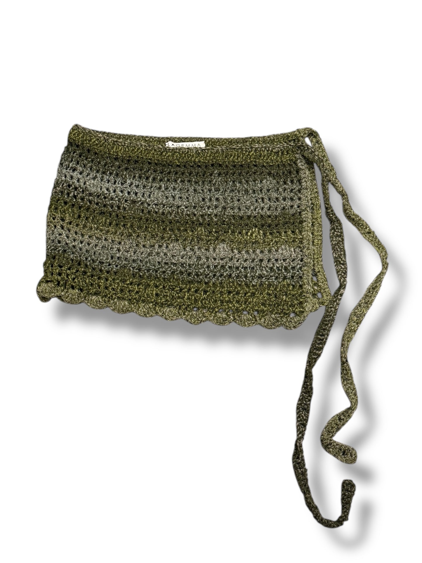 Hand-Crochet Wrap Skirt