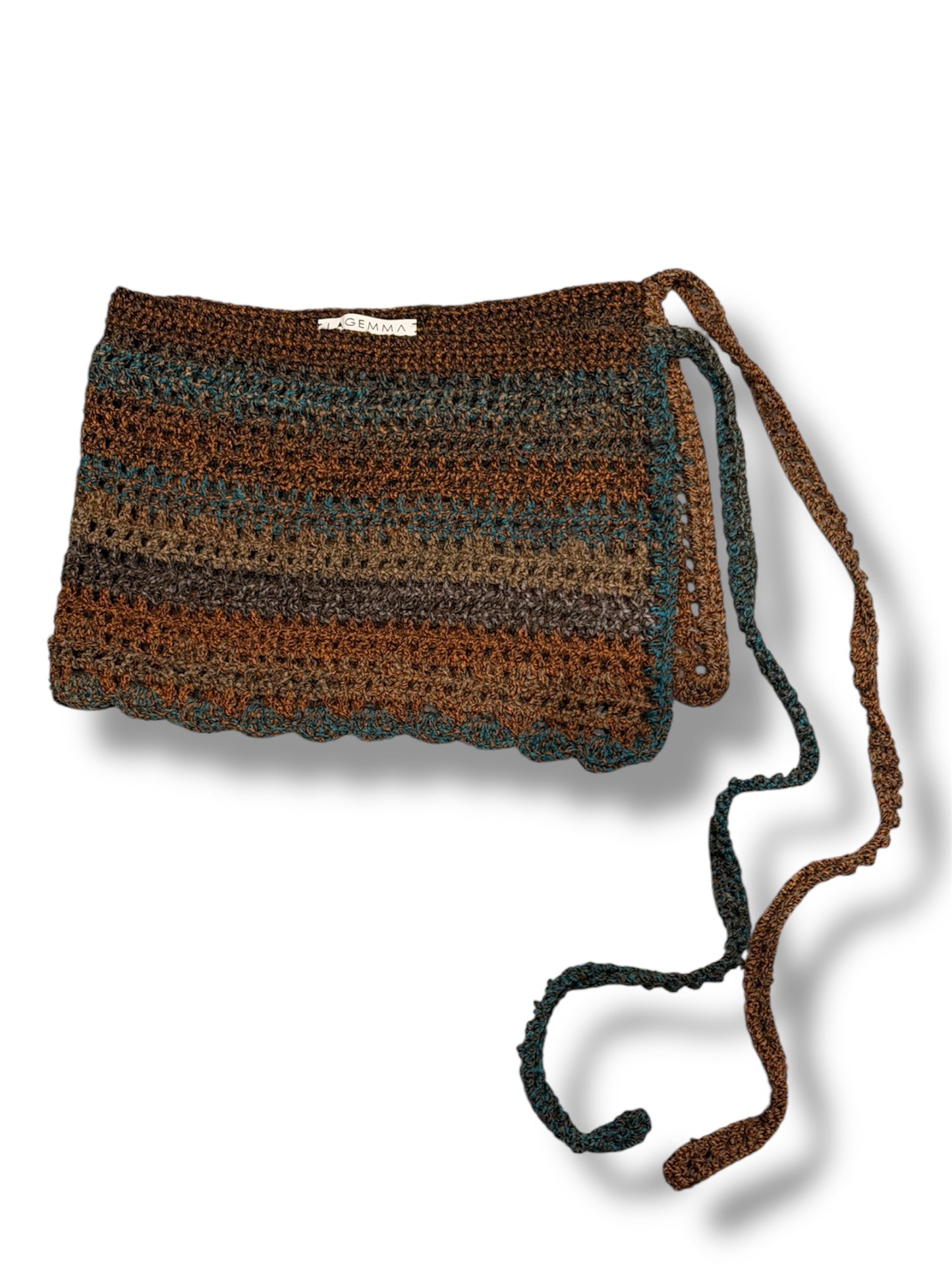 Hand-Crochet Wrap Skirt