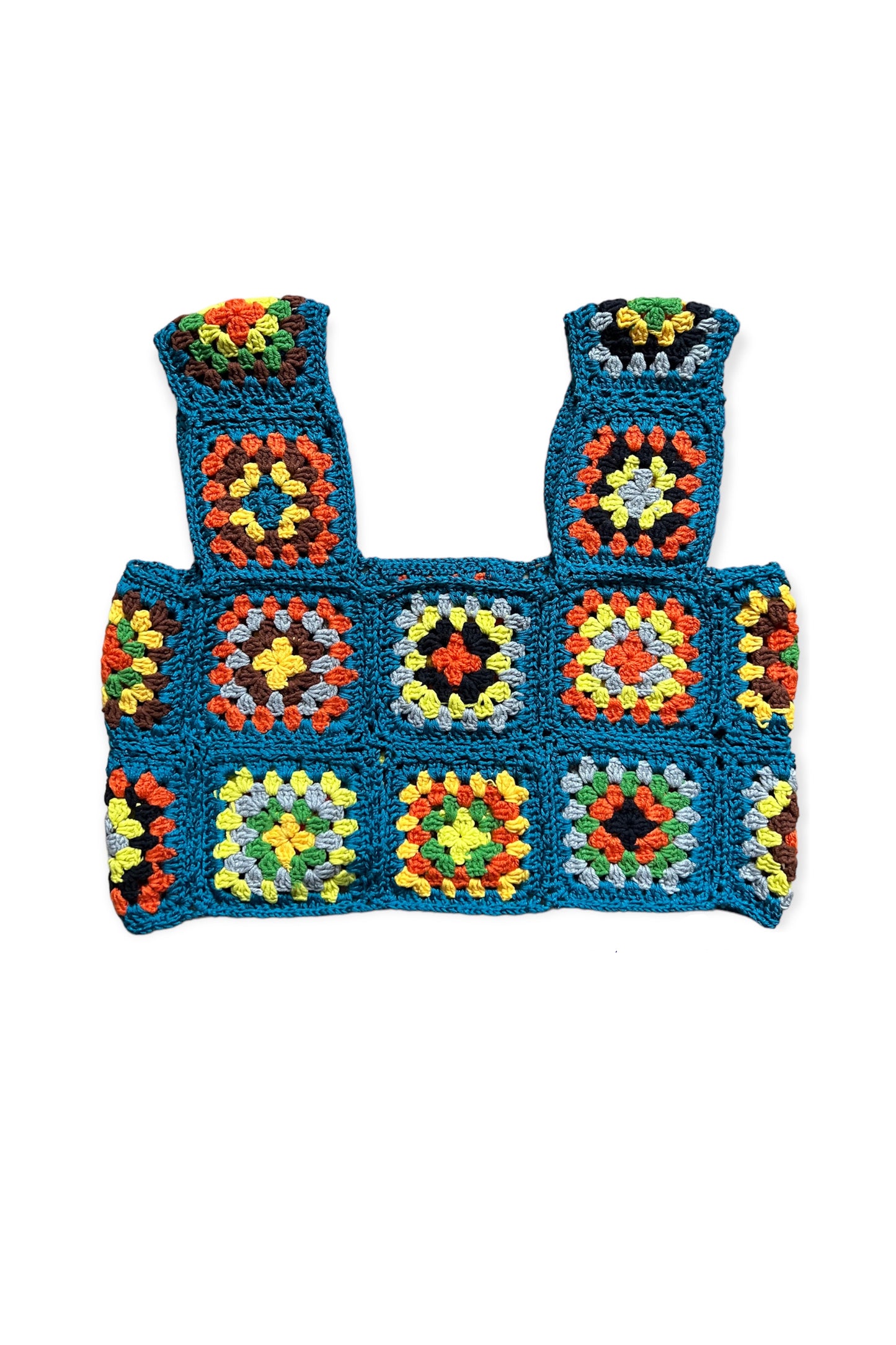 Hand Embroidery Crochet Crop Top