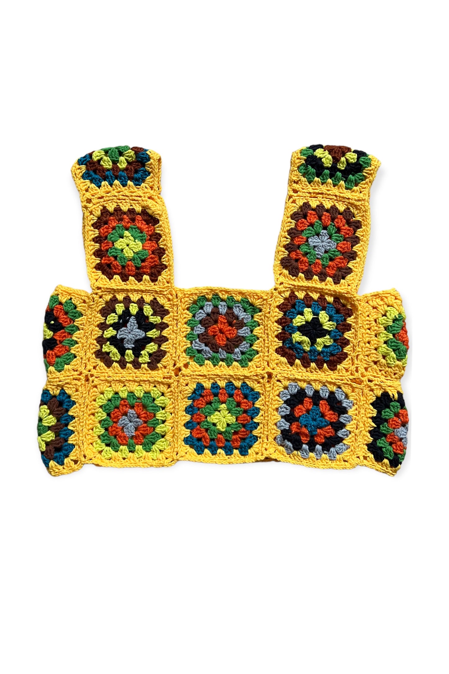 Hand Embroidery Crochet Crop Top