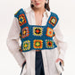 Hand Embroidery Crochet Crop Top