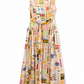 Summer postcard linen dress