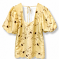 Yellow Tafta mini dress
