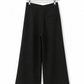 Crossover Wide-Leg Pants