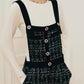 Bouclé Tweed  Cargo Overalls_ Limited Edition