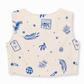 Azure sketch linen top