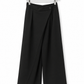 Crossover Wide-Leg Pants