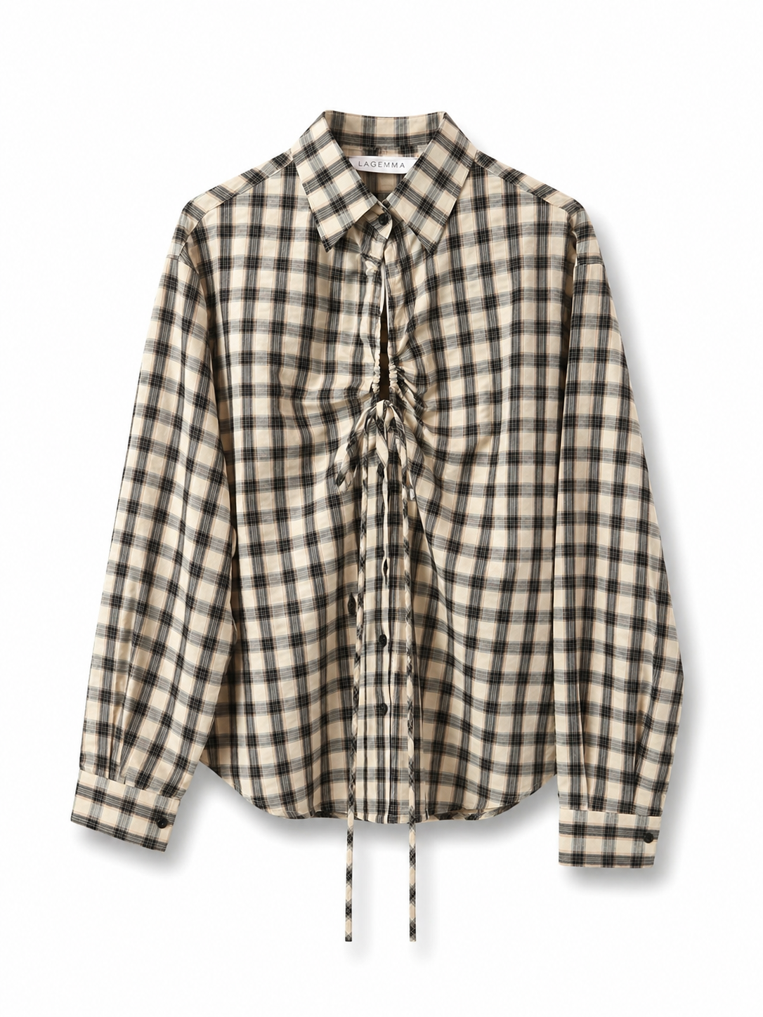 Éloise Blouse in tartan