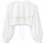 Sailor cloudy Cropped Shirt