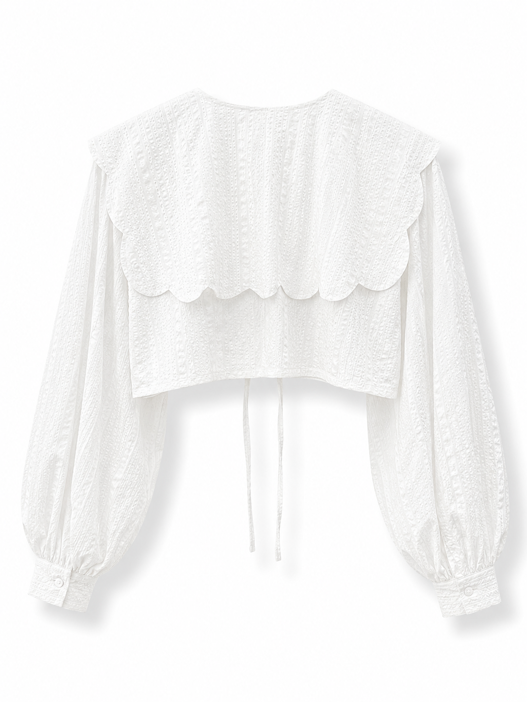 Sailor cloudy Cropped Shirt