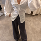 Éloise Blouse in White