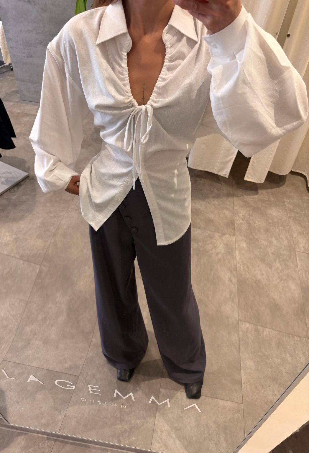 Éloise Blouse in White