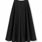 black linen skirt-pants