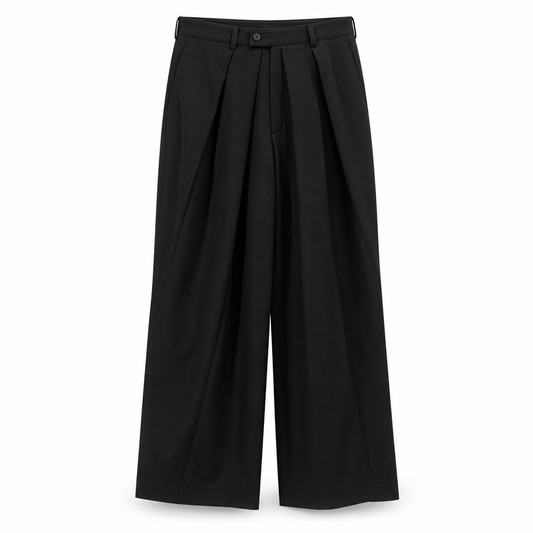 Black Pleated Troursers