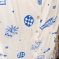 Azure sketch linen dress
