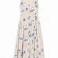 Azure sketch linen dress