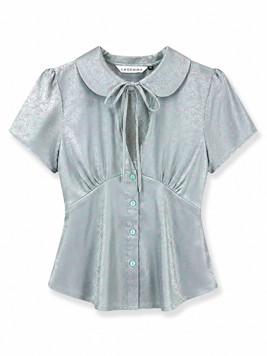 Peter Pan Mint lili cut out top