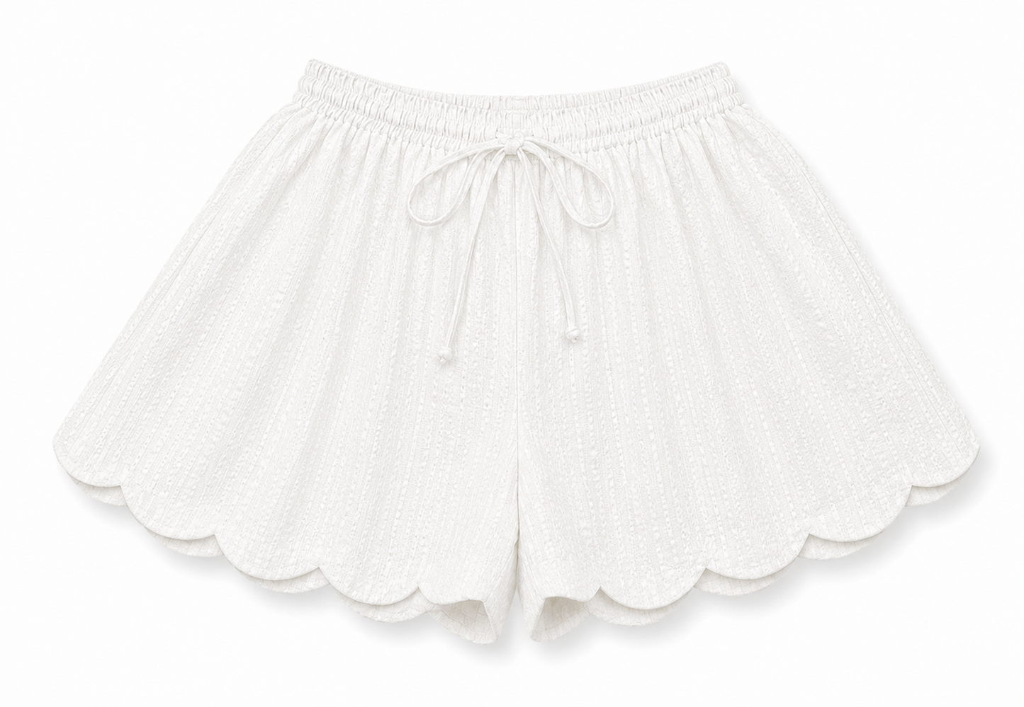 Scalloped cloudy shorts