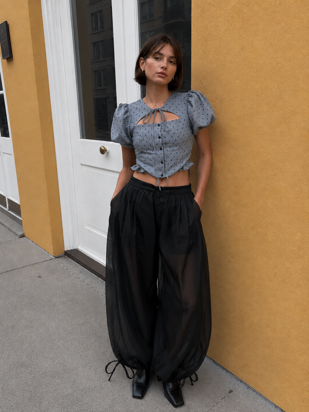 Organza Balloon Pants
