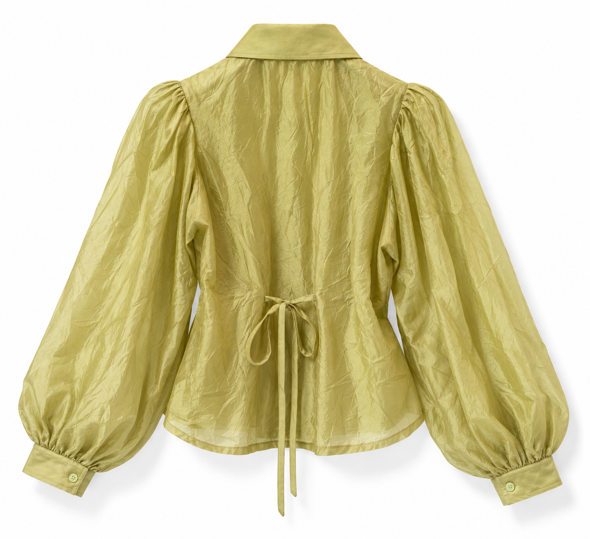 Lime green Cut-out shirt