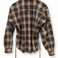 Éloise Blouse in tartan brown