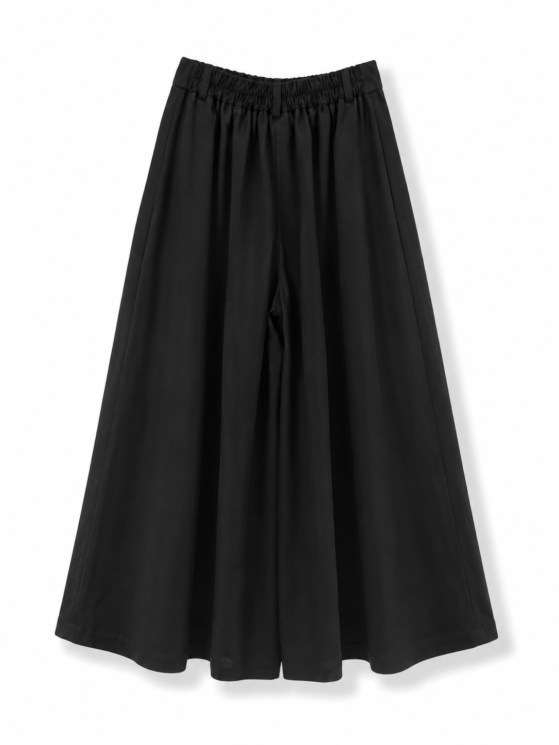 black linen skirt-pants