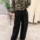 Black Pleated Troursers