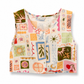 Summer Postcard linen top