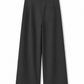 Pinstripe Crossover Pants in Grey