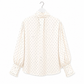 Polka Dot Scarf Blouse