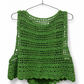 Hand Crochet Openback Top