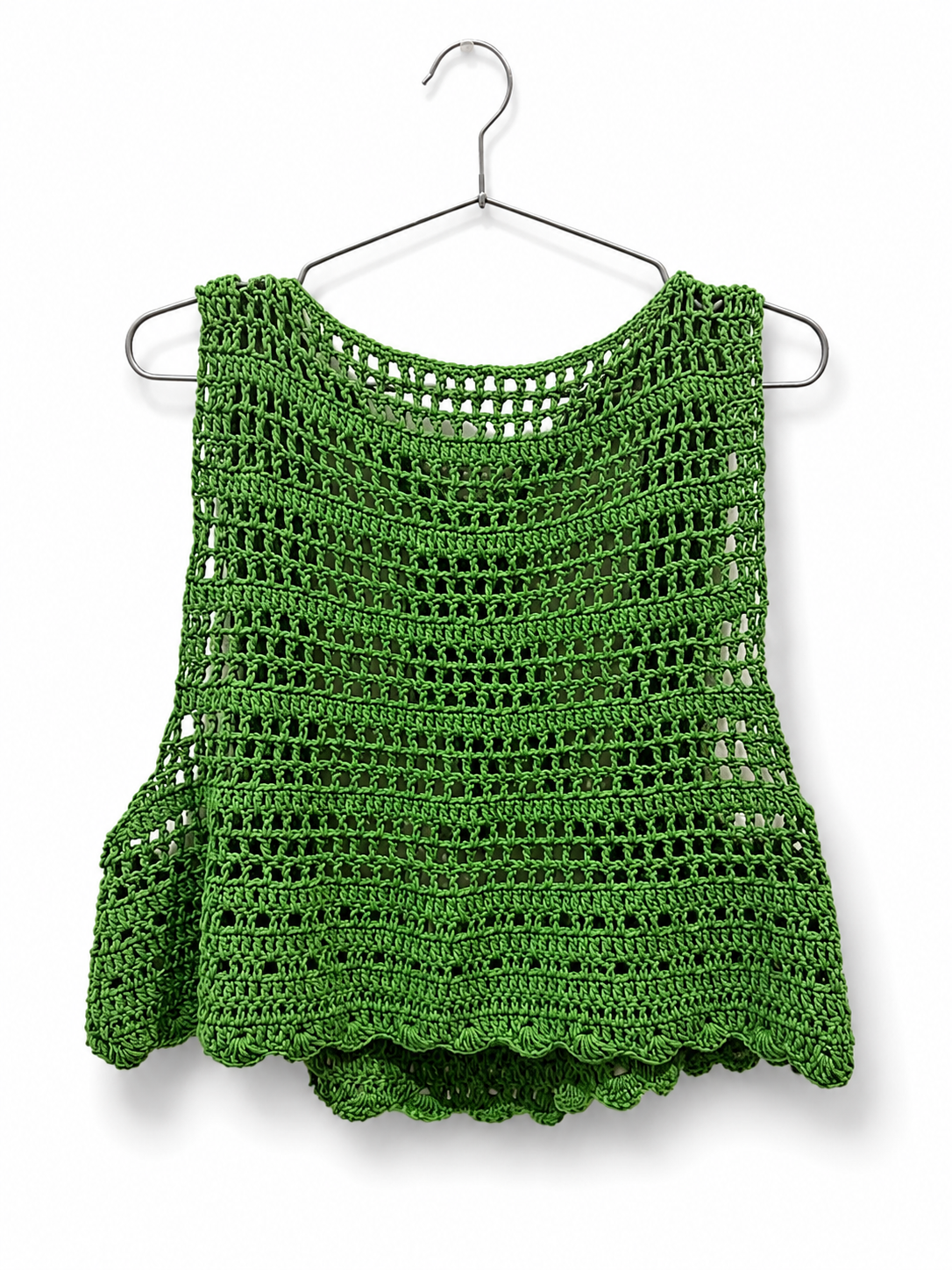 Hand Crochet Openback Top