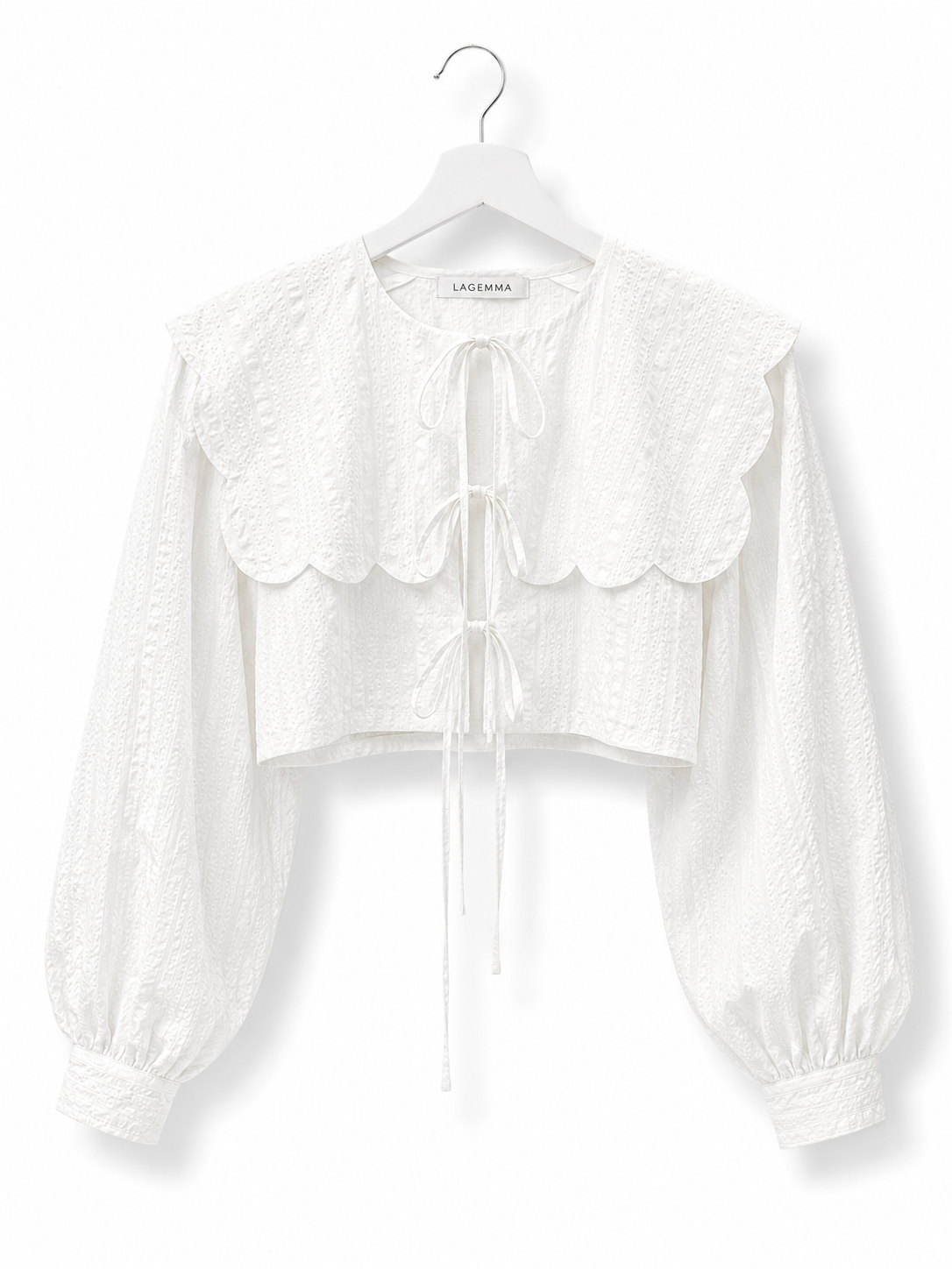 Sailor cloudy Cropped Shirt