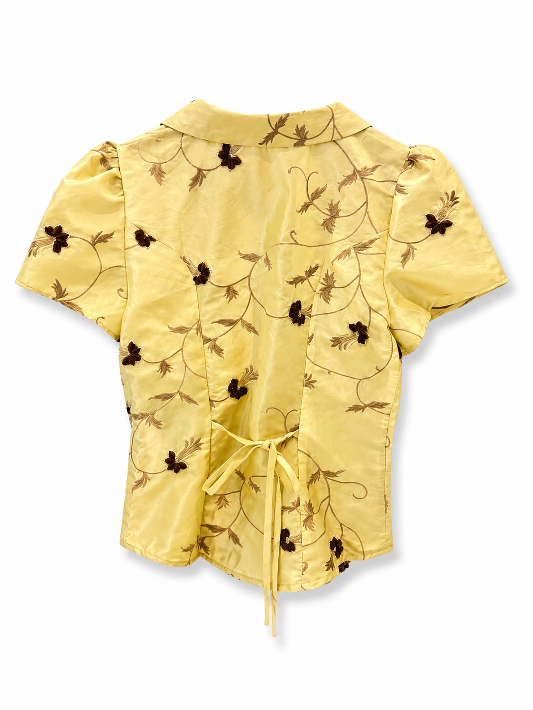 Peter Pan tafta yellow top
