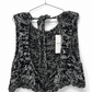 Hand Knitted Open back top