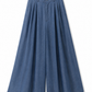 denim flowy skirt-pants
