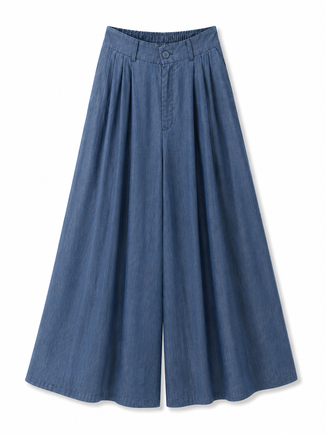 denim flowy skirt-pants