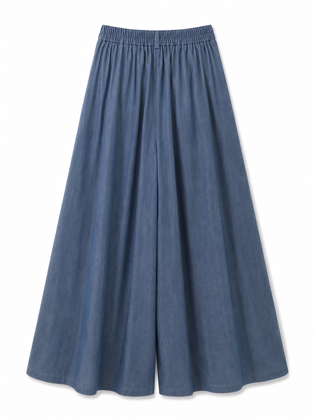 denim flowy skirt-pants