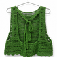 Hand Crochet Openback Top